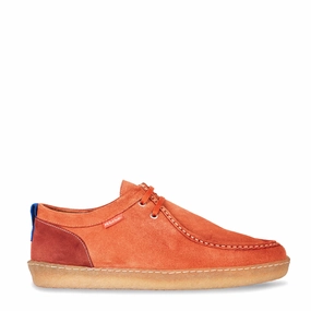 Paul Smith Suede Buster Shoes Orange Mens Shoes outlet price