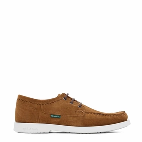 Paul Smith Suede Shoe Pebble Tan Mens Shoes outlet price