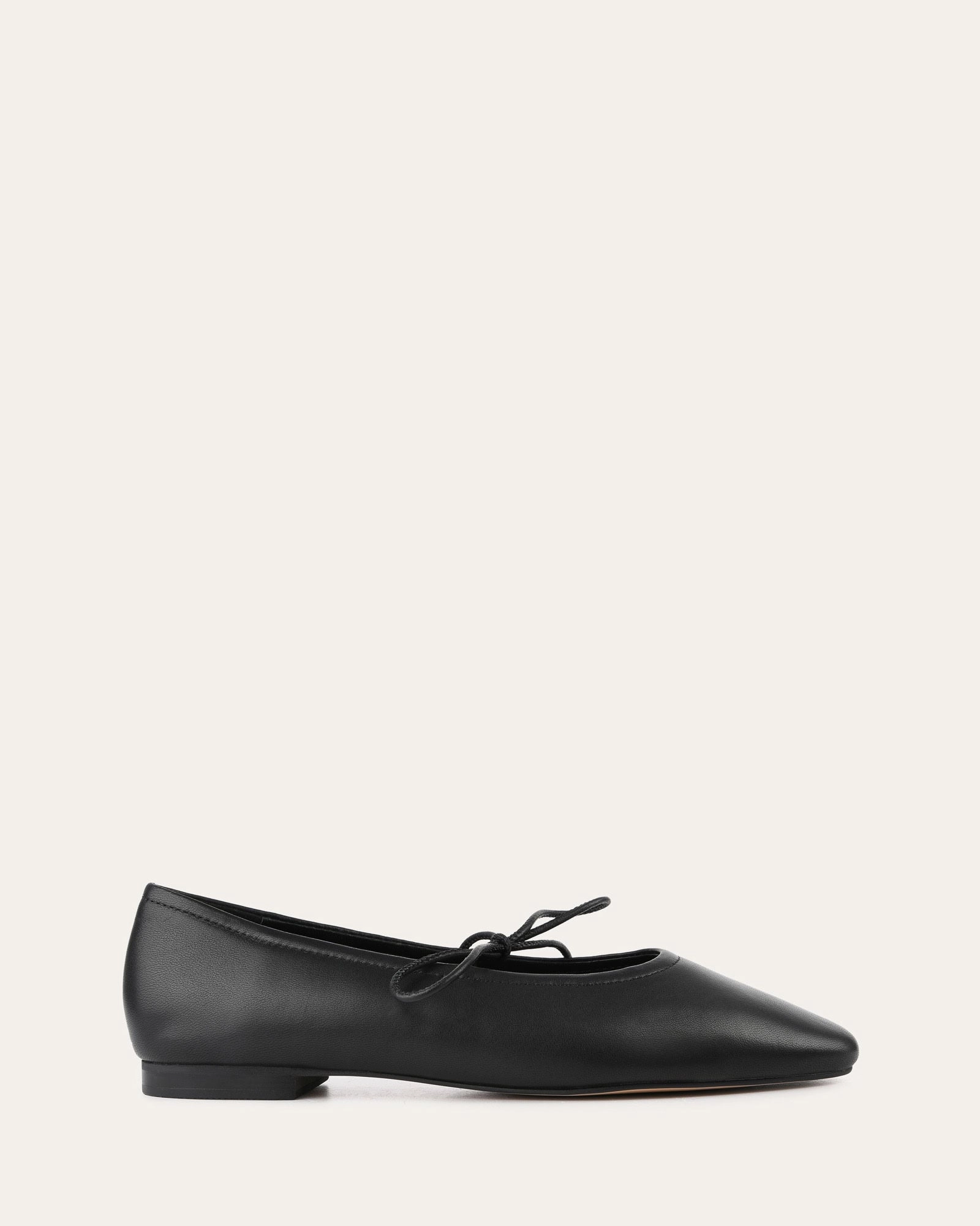 PETAL CASUAL FLATS BLACK LEATHER Affordable Womens Flats online