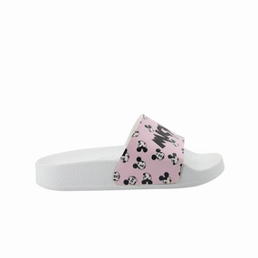 Pink Mickey Mouse Beach Slides Affordable Casual Footwear for Girls
