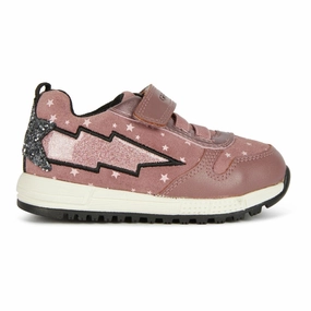 Pink Rose Alben Bolt Sneakers Affordable Casual Footwear for Girls