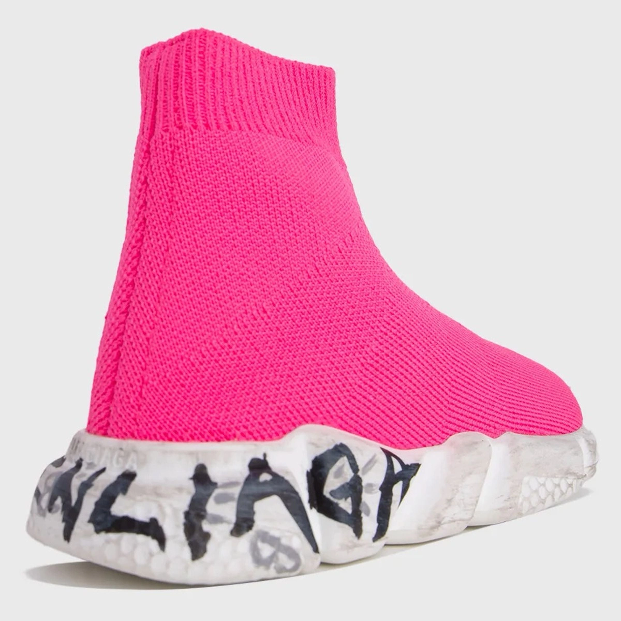 Pink Speed Graffiti Sneakers