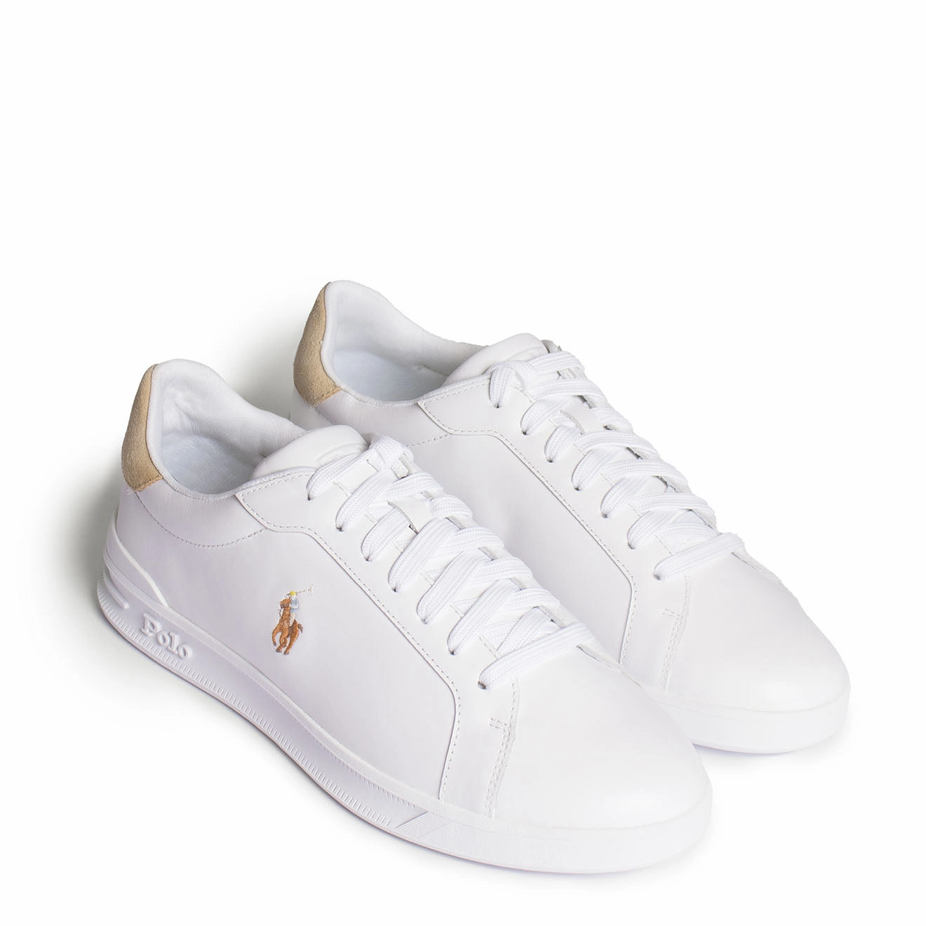 Polo Ralph Lauren Heritage Court Trainer White / Bone