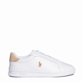 Polo Ralph Lauren Heritage Court Trainer White / Bone Trendy Trainers for Men