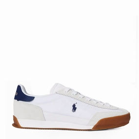 Polo Ralph Lauren Hesta Trainer White / Navy Trendy Trainers for Men