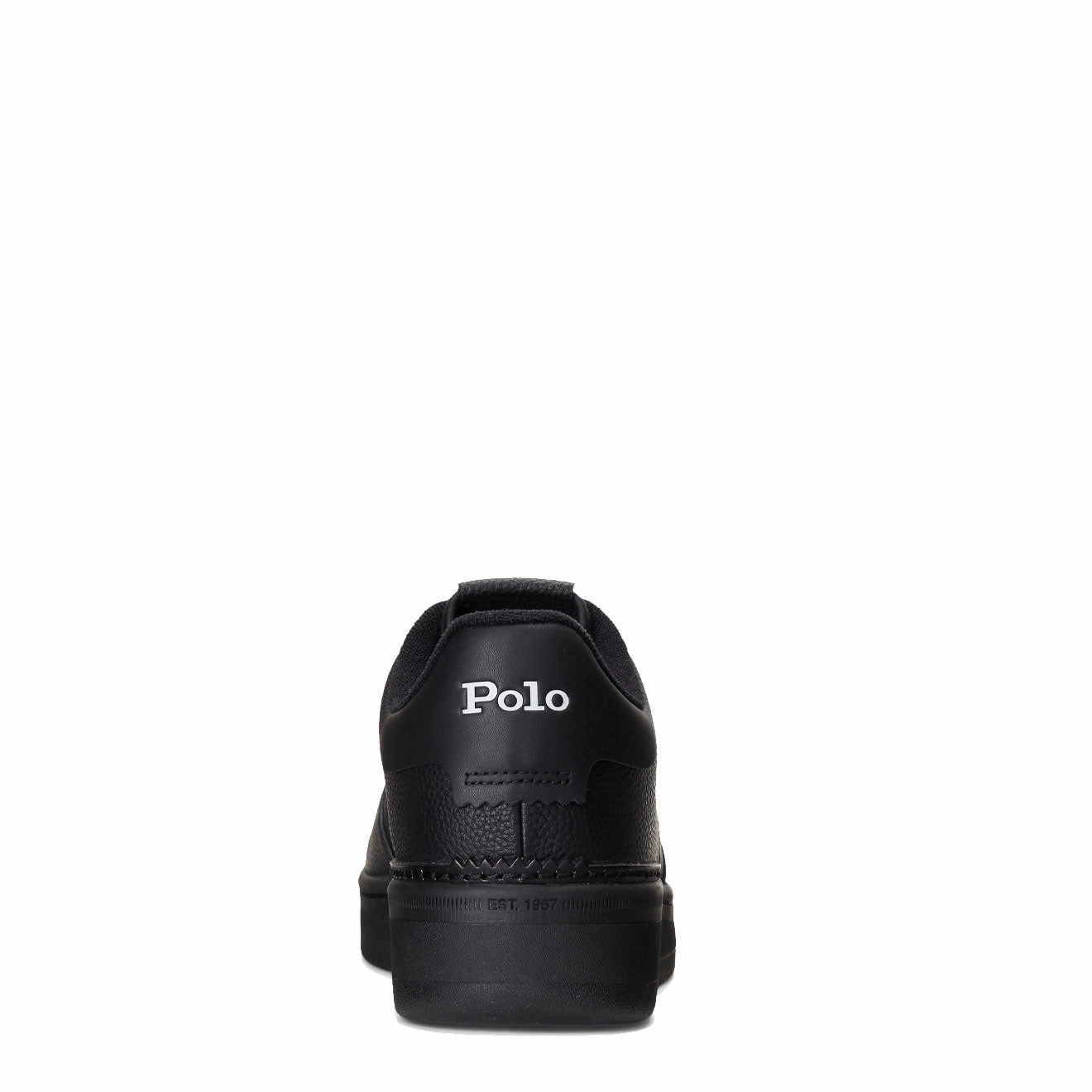 Polo Ralph Lauren Masters Court Leather Trainer Black / White