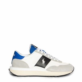 Polo Ralph Lauren Train 89 Sneakers Grey Multi Trendy Trainers for Men