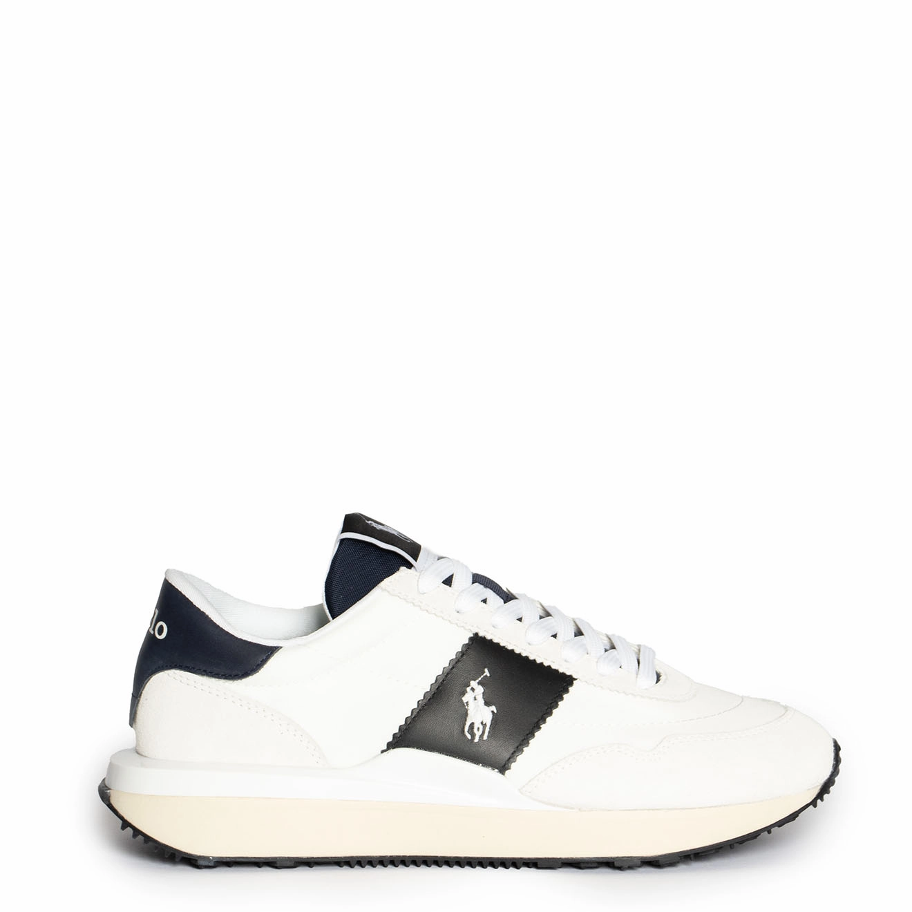 Polo Ralph Lauren Train 89 Sneakers White Multi Trendy Trainers for Men