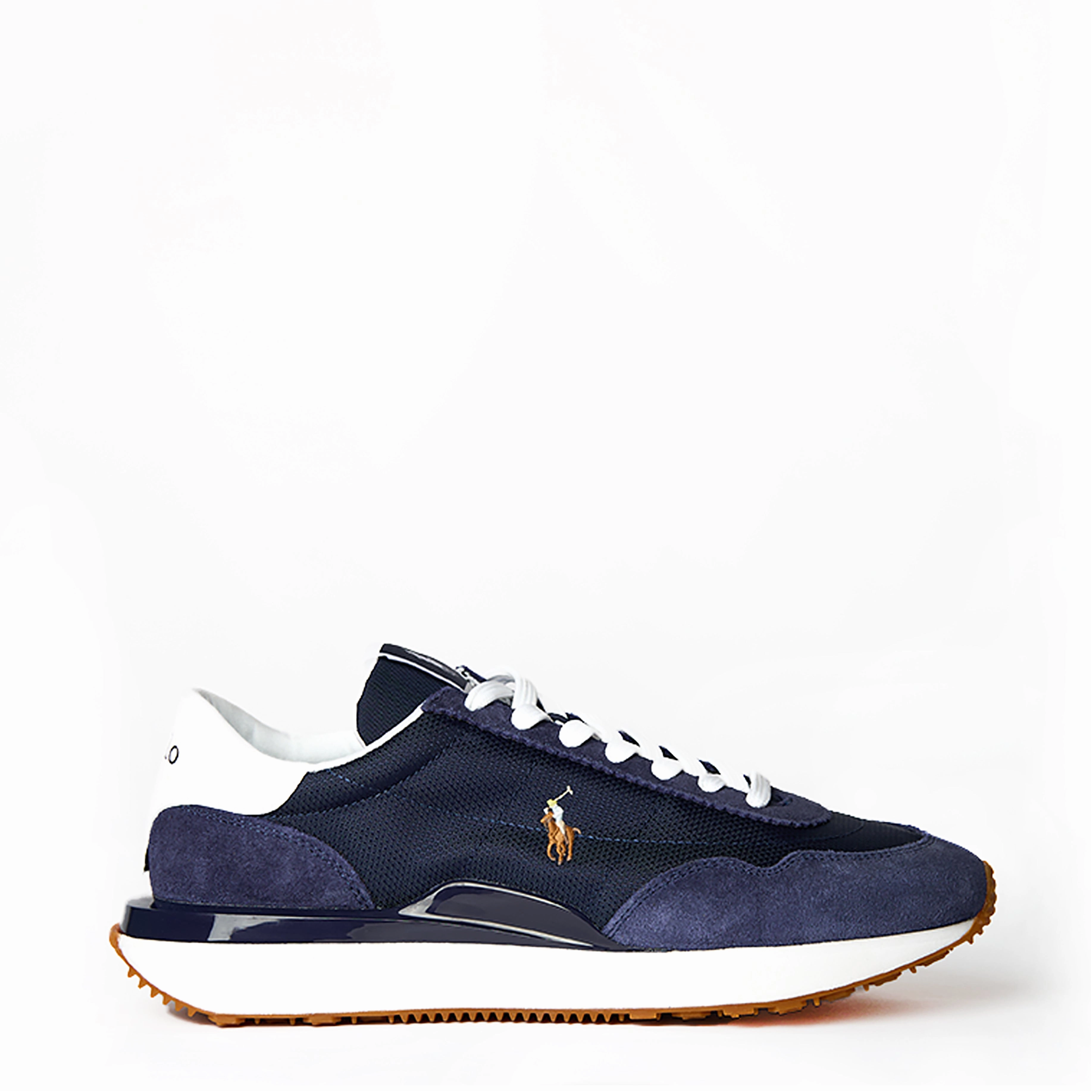 Polo Ralph Lauren Train 89 Suede / Oxford Trainer Navy / Multi PP Trendy Trainers for Men