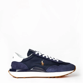Polo Ralph Lauren Train 89 Suede / Oxford Trainer Navy / Multi PP Trendy Trainers for Men
