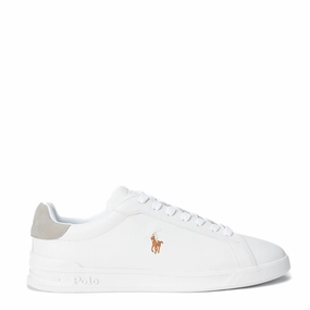 Polo Sport Heritage Court II Leather Trainer Trendy Trainers for Men