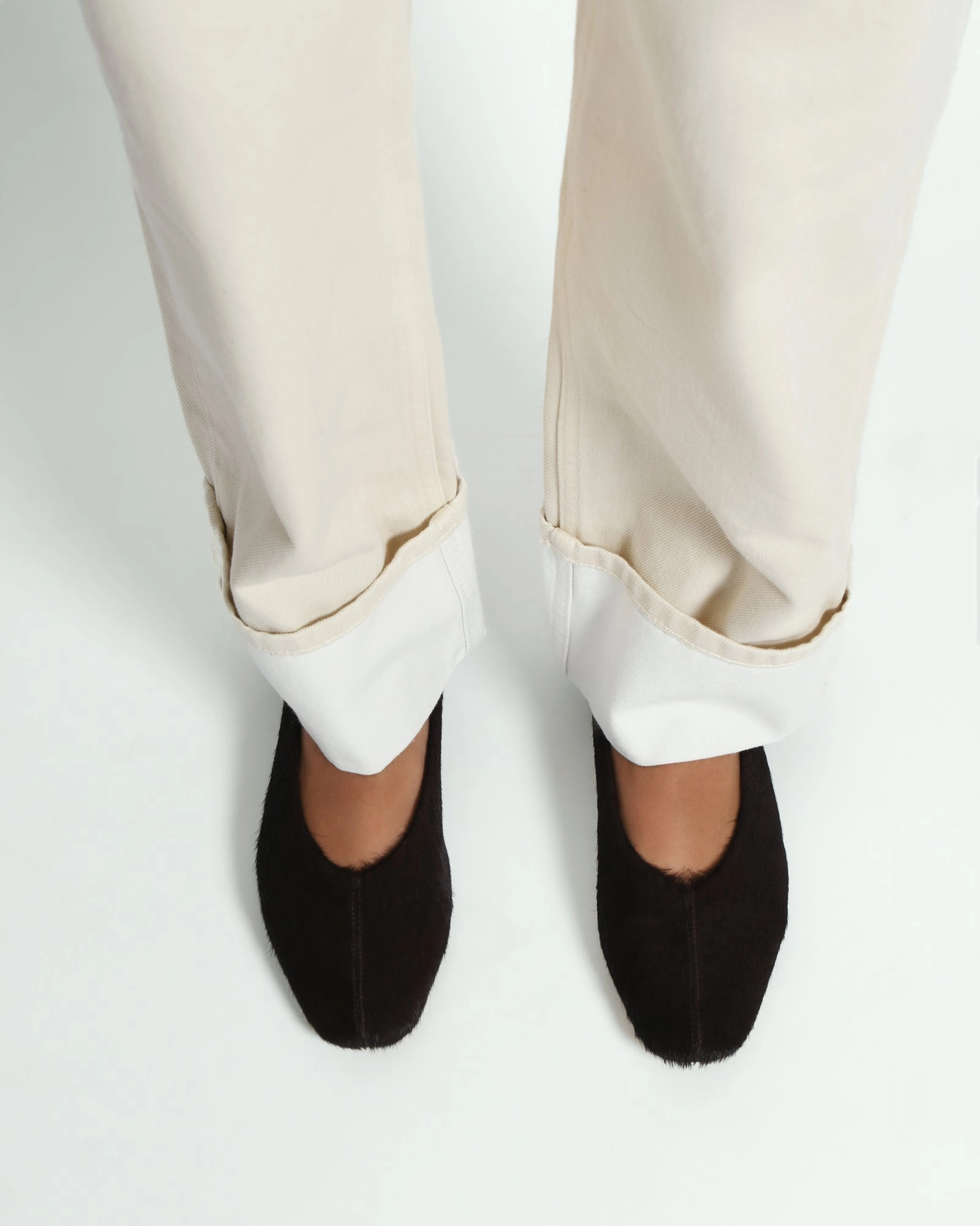 POSIE CASUAL FLATS MERLOT LEATHER