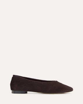 POSIE CASUAL FLATS MERLOT LEATHER Affordable Womens Flats online