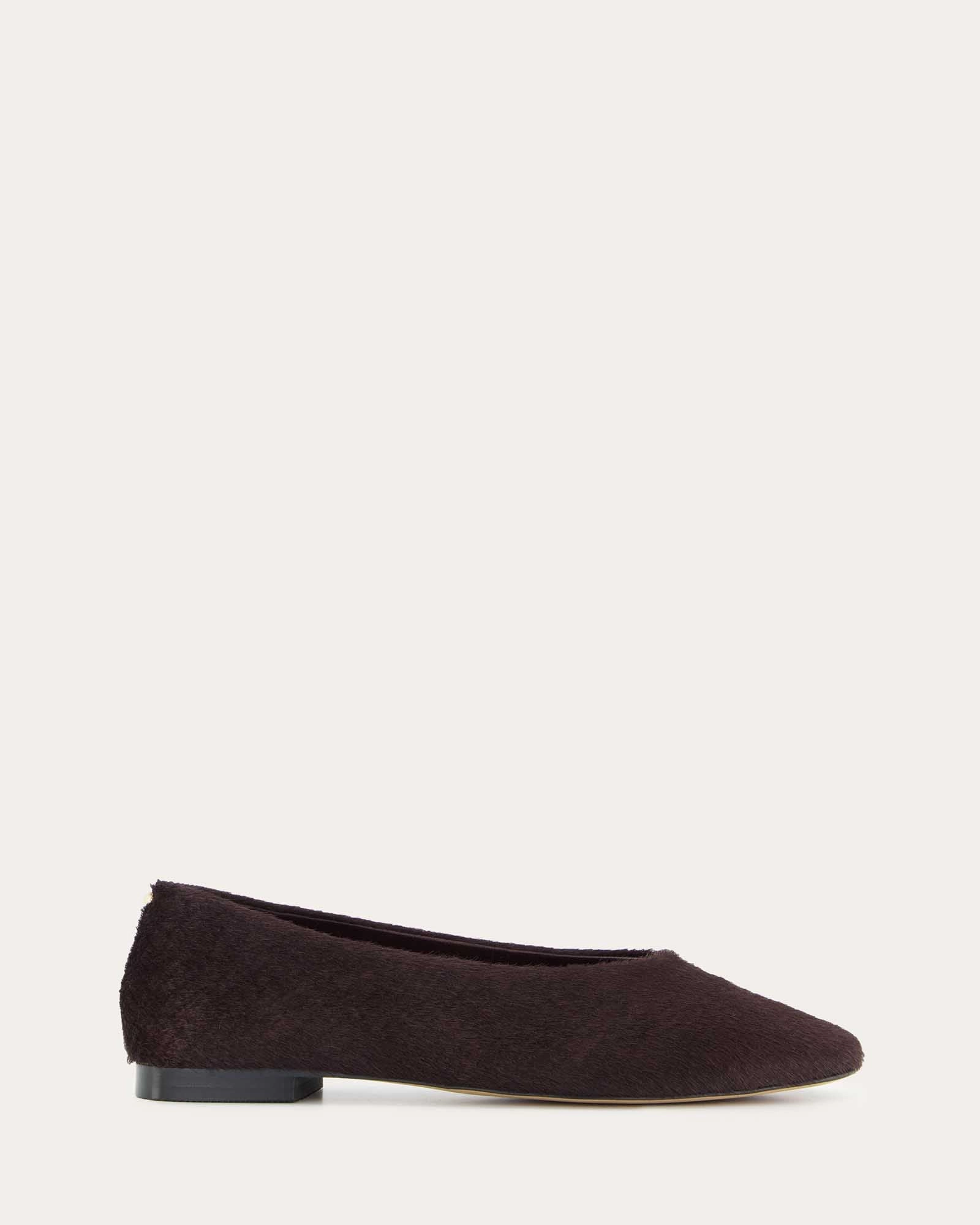 POSIE CASUAL FLATS MERLOT LEATHER Affordable Womens Flats online