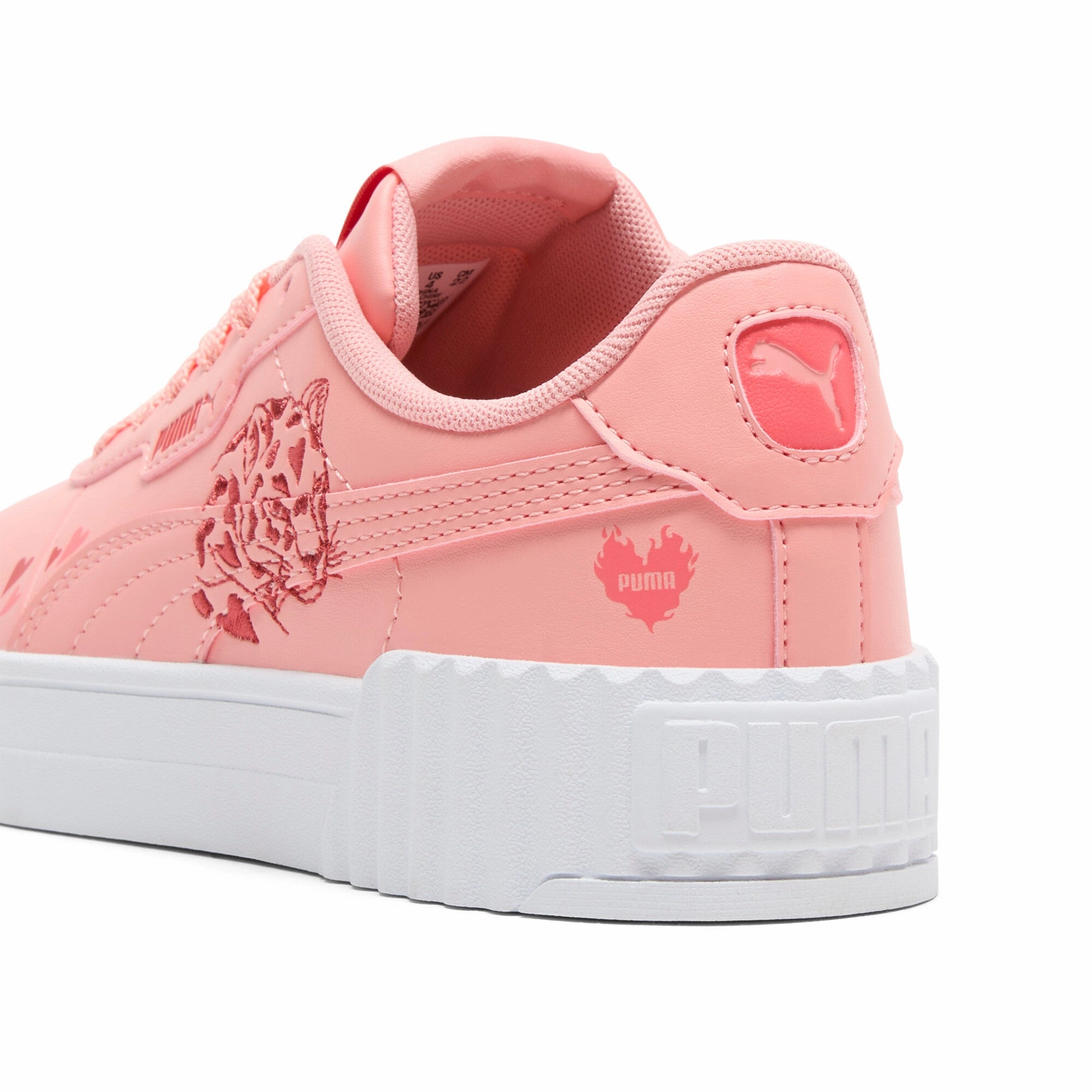 PUMA Big Kids' Girls' Carina 3.0 Love Sneakers