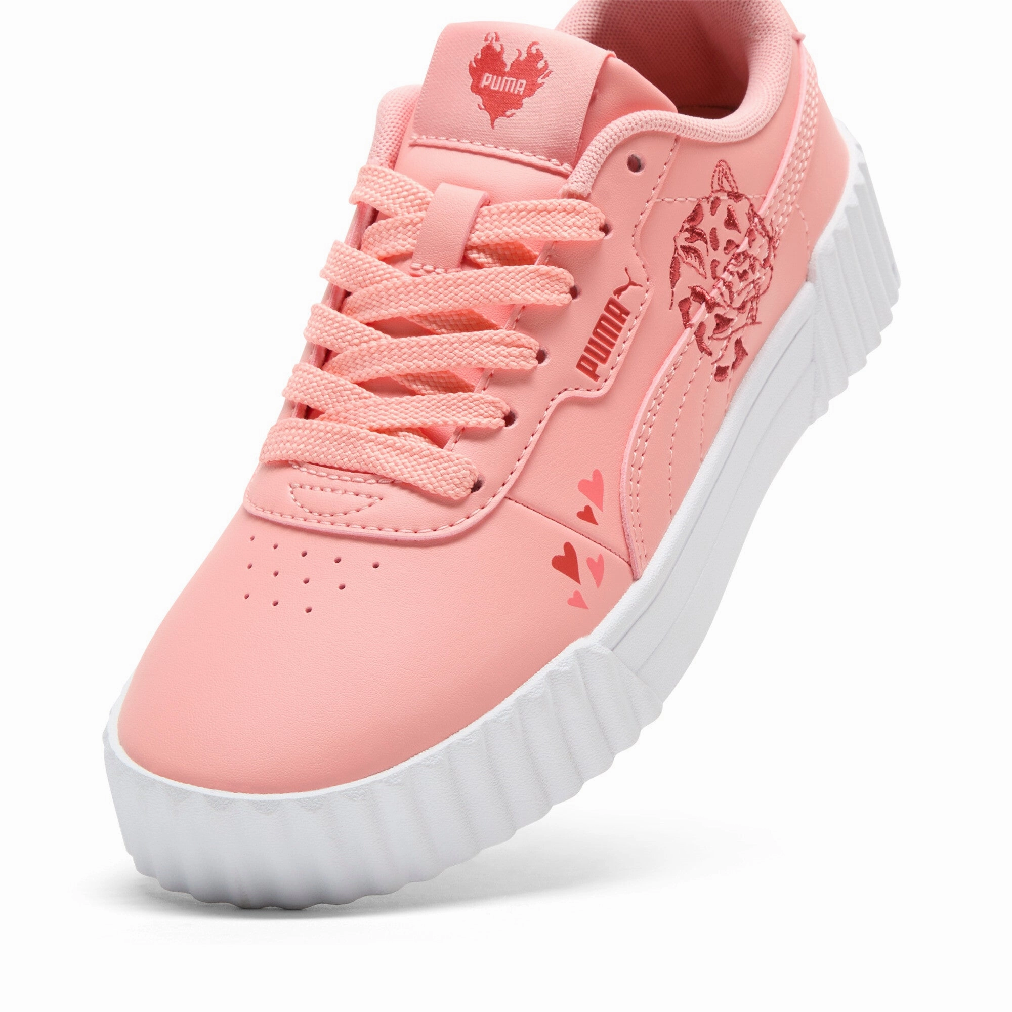 PUMA Big Kids' Girls' Carina 3.0 Love Sneakers