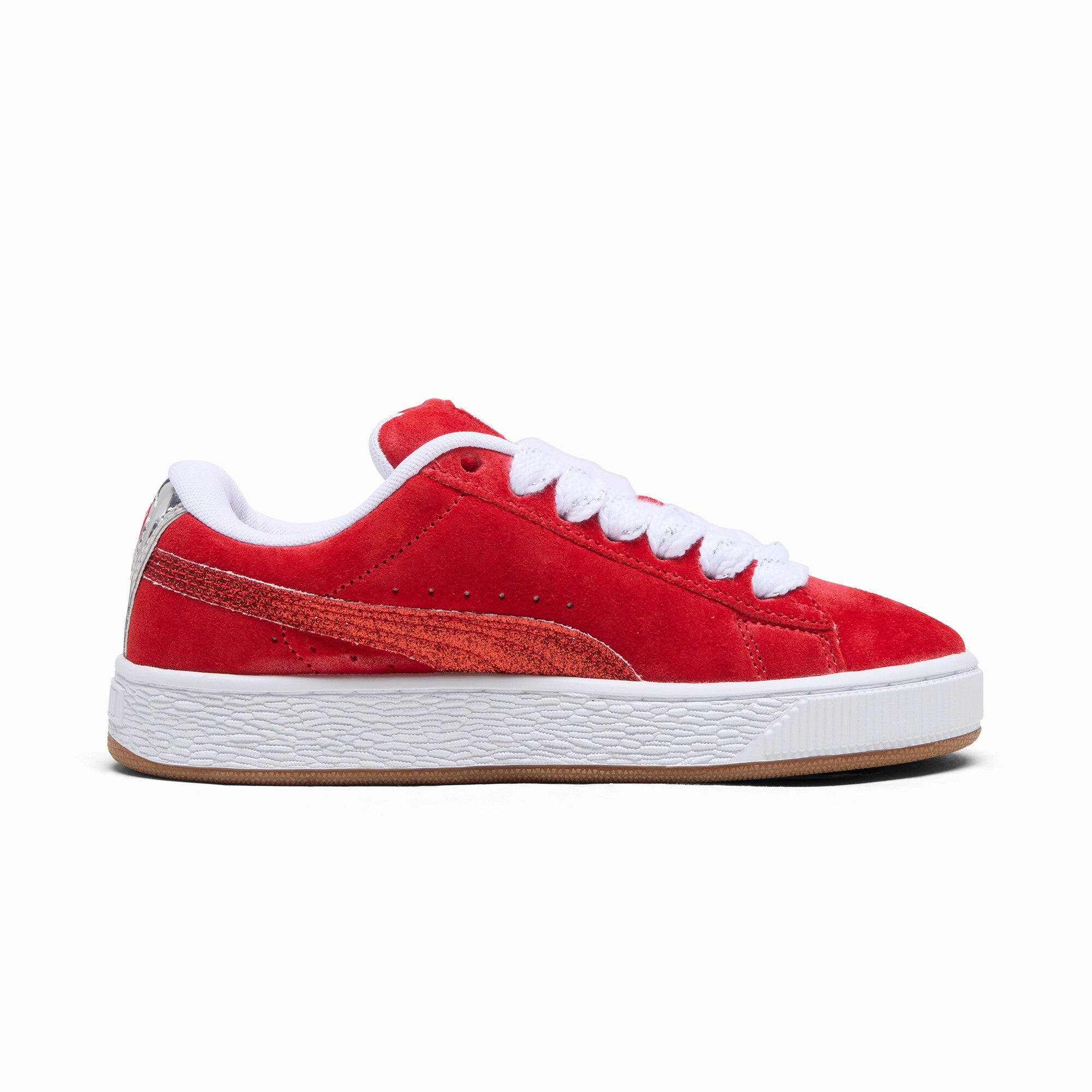 PUMA Big Kids' Girls' Suede XL Holiday Glitz Sneakers