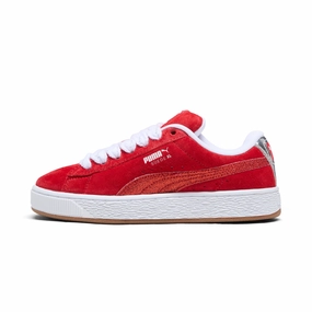PUMA Big Kids' Girls' Suede XL Holiday Glitz Sneakers Stylish Girls Shoes outlet
