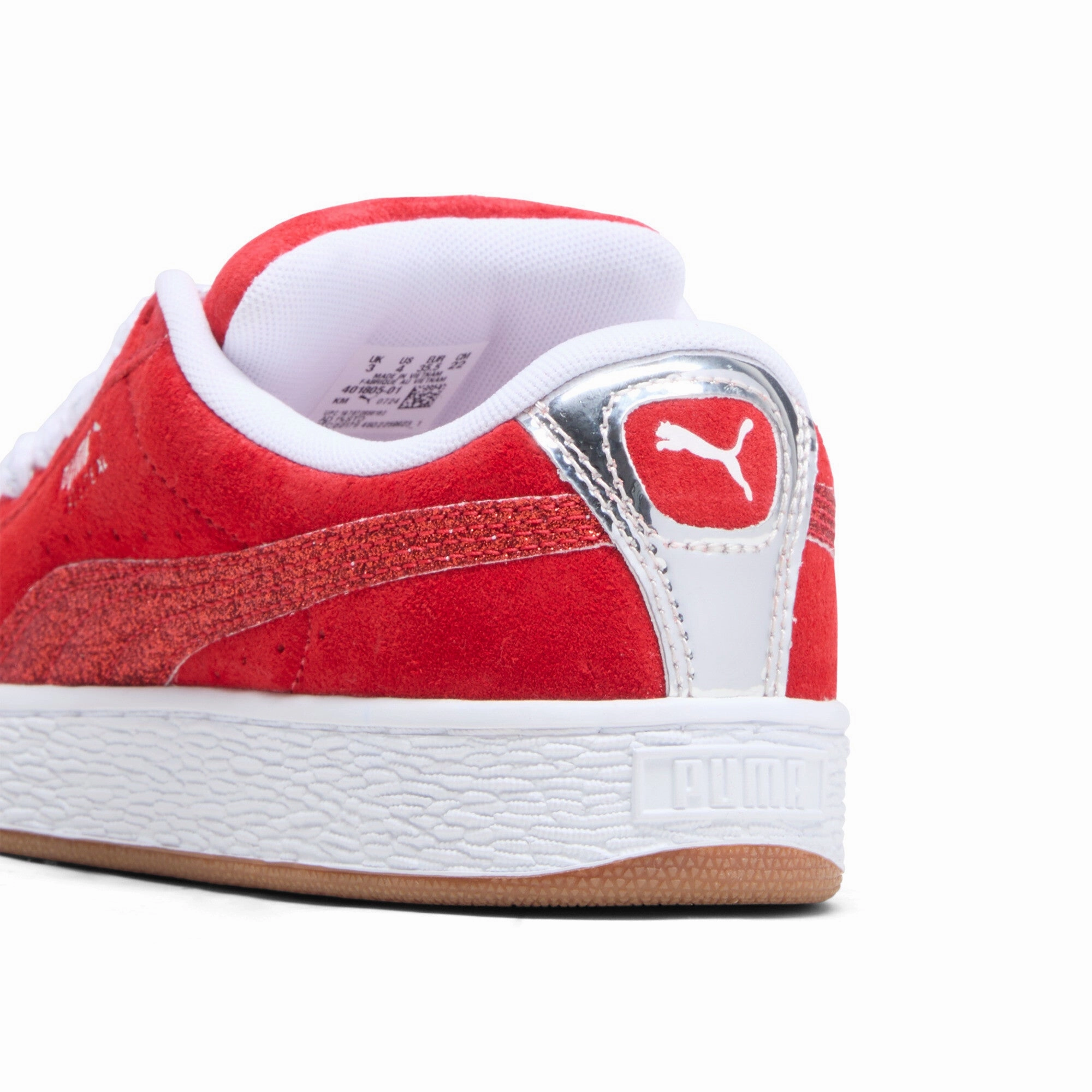 PUMA Big Kids' Girls' Suede XL Holiday Glitz Sneakers