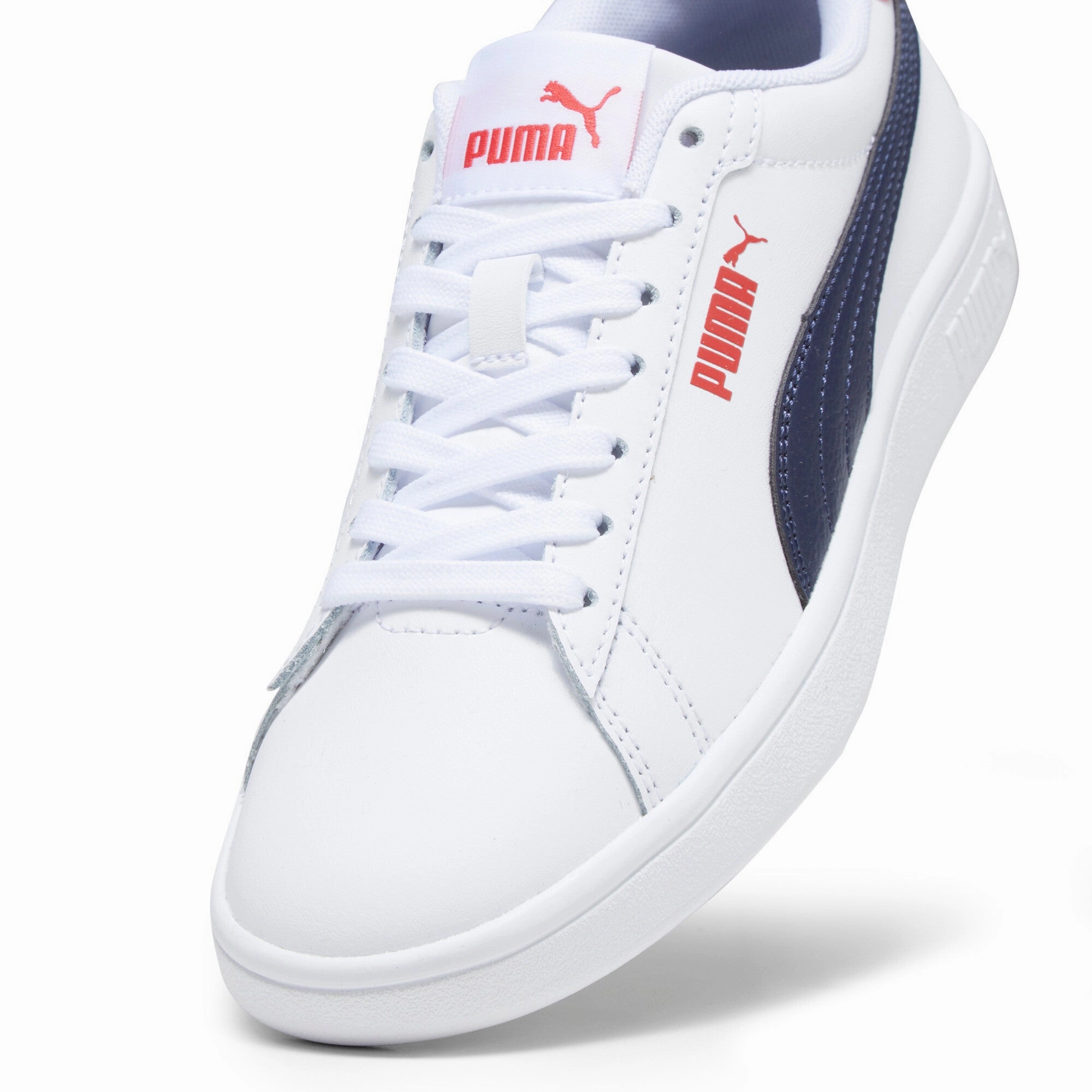 PUMA Big Kids' Smash 3.0 Leather Sneakers