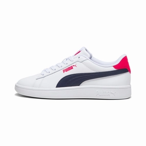 PUMA Big Kids' Smash 3.0 Leather Sneakers Discount Boys Footwear online