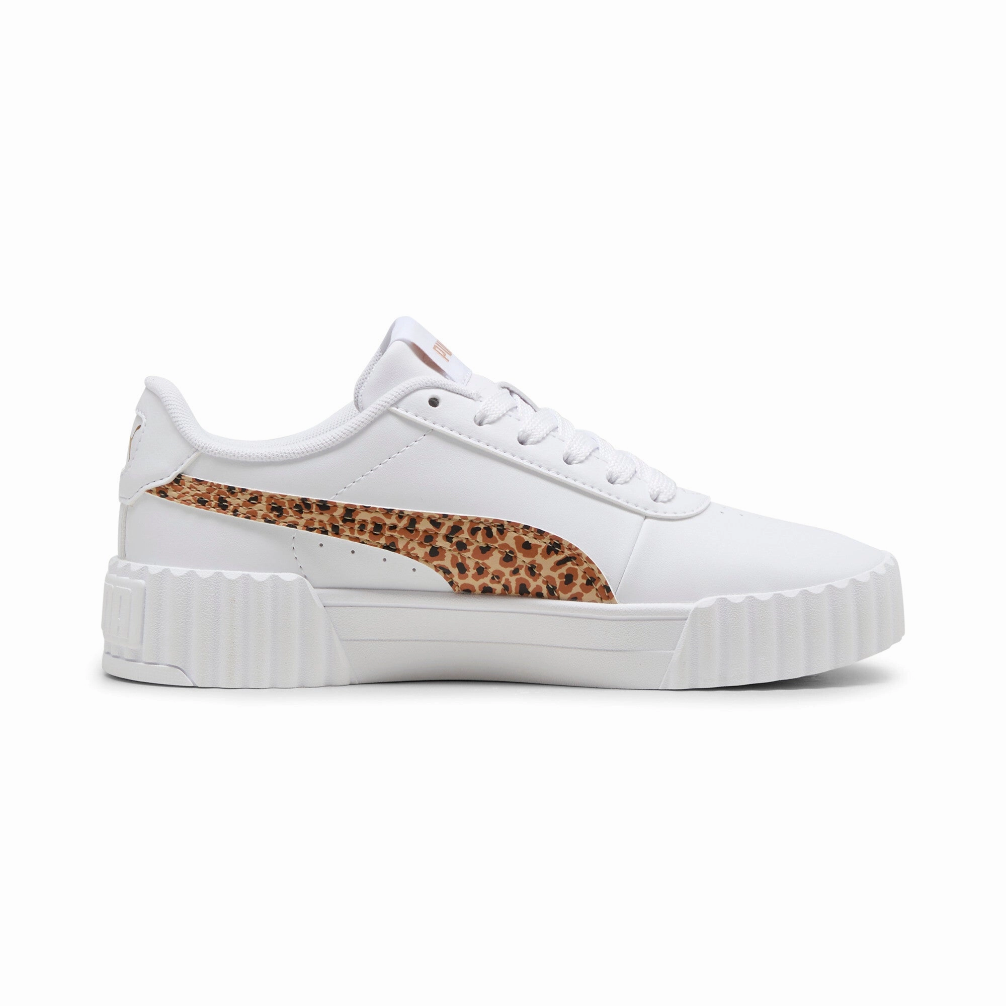PUMA Big Kids' Women's Carina 3.0 Animal Sneakers