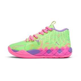 PUMA Big Kids' x LAMELO BALL MB.01 Inverse Toxic s Basketball Shoes Boys Shoes cheap deals