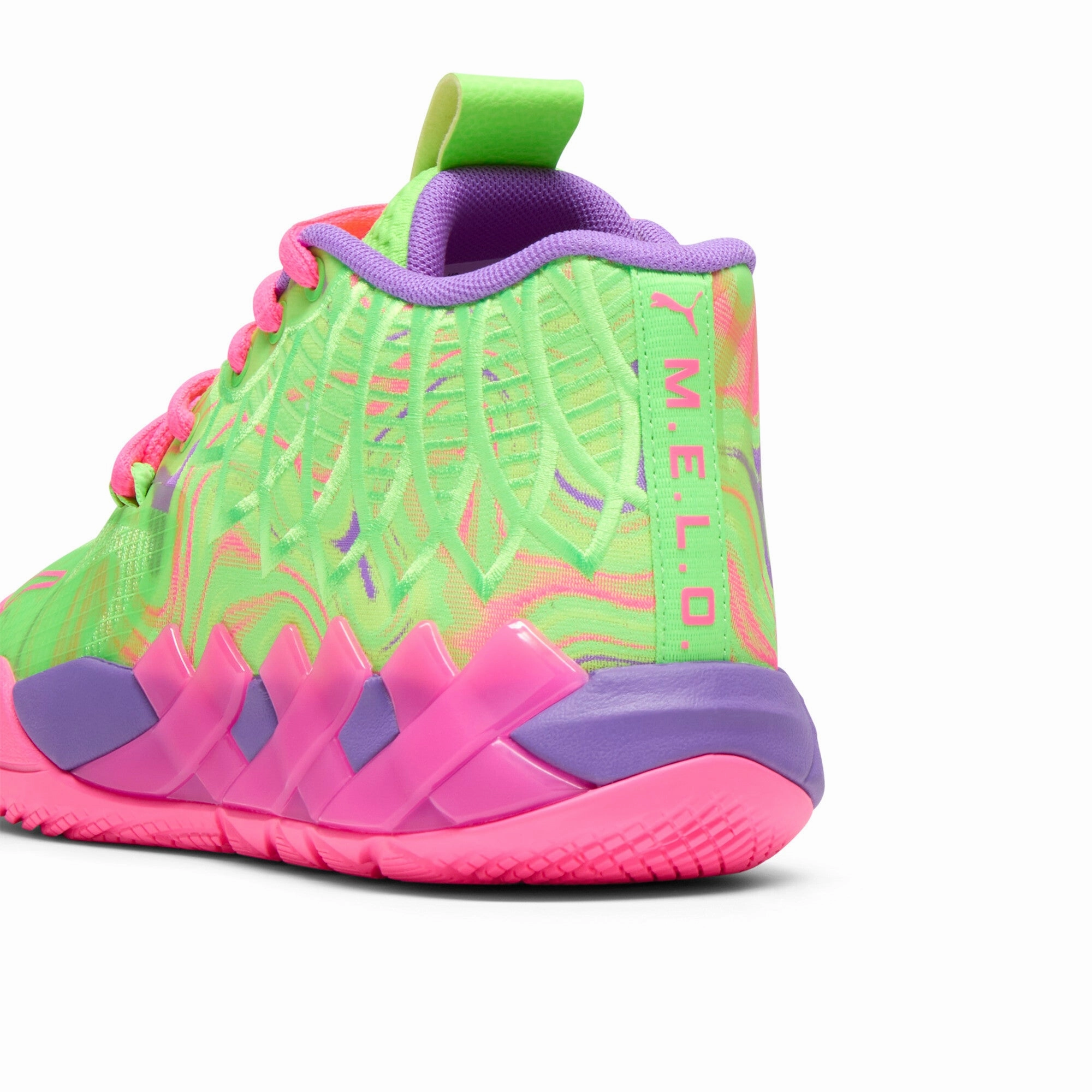 PUMA Big Kids' x LAMELO BALL MB.01 Inverse Toxic s Basketball Shoes