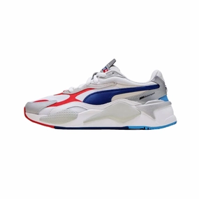 Puma BMW MMS RS-X3 Jr Puma White-Gray Violet-Marina  306611-01 Grade-School Boys Shoes cheap deals