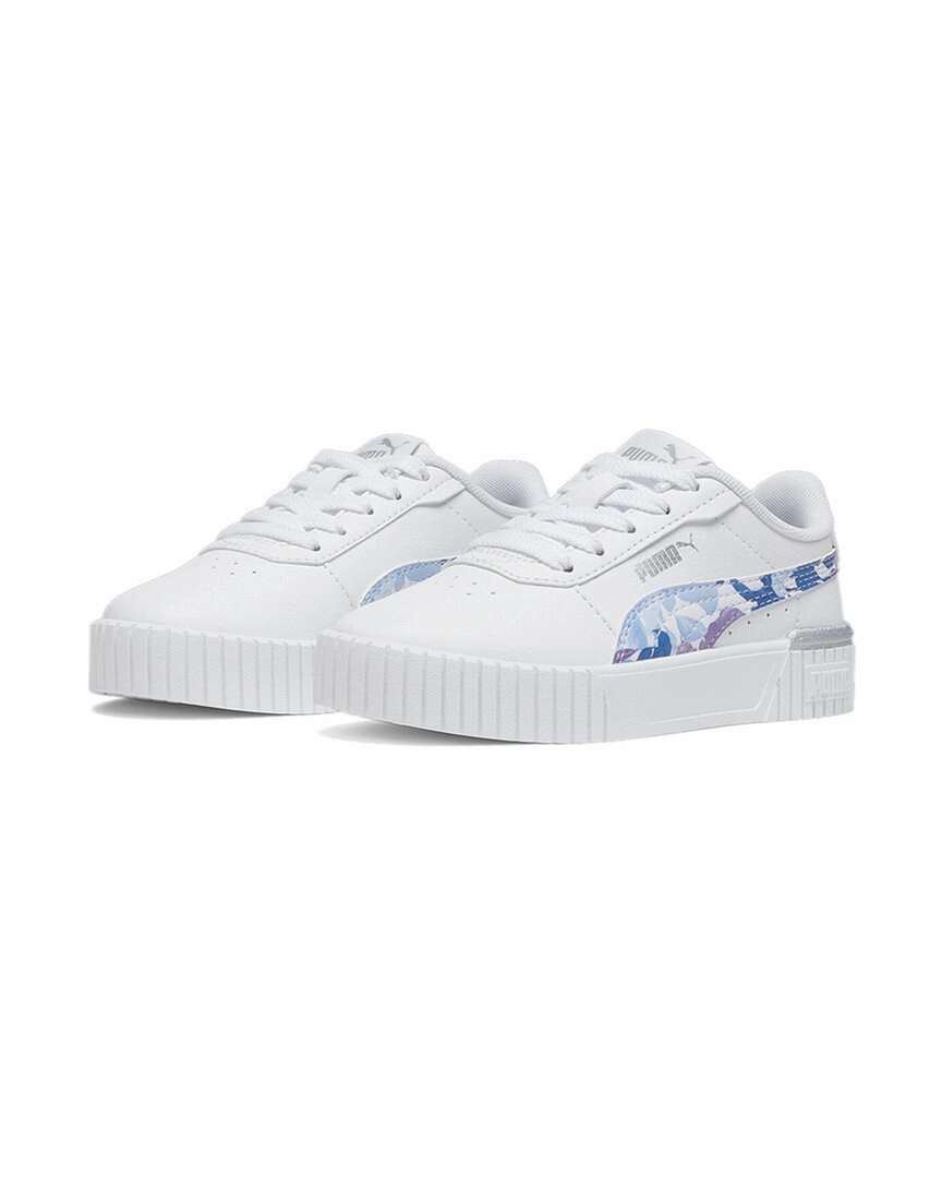 PUMA Carina 2.0 First Frost PS Sneaker Affordable Casual Footwear for Girls