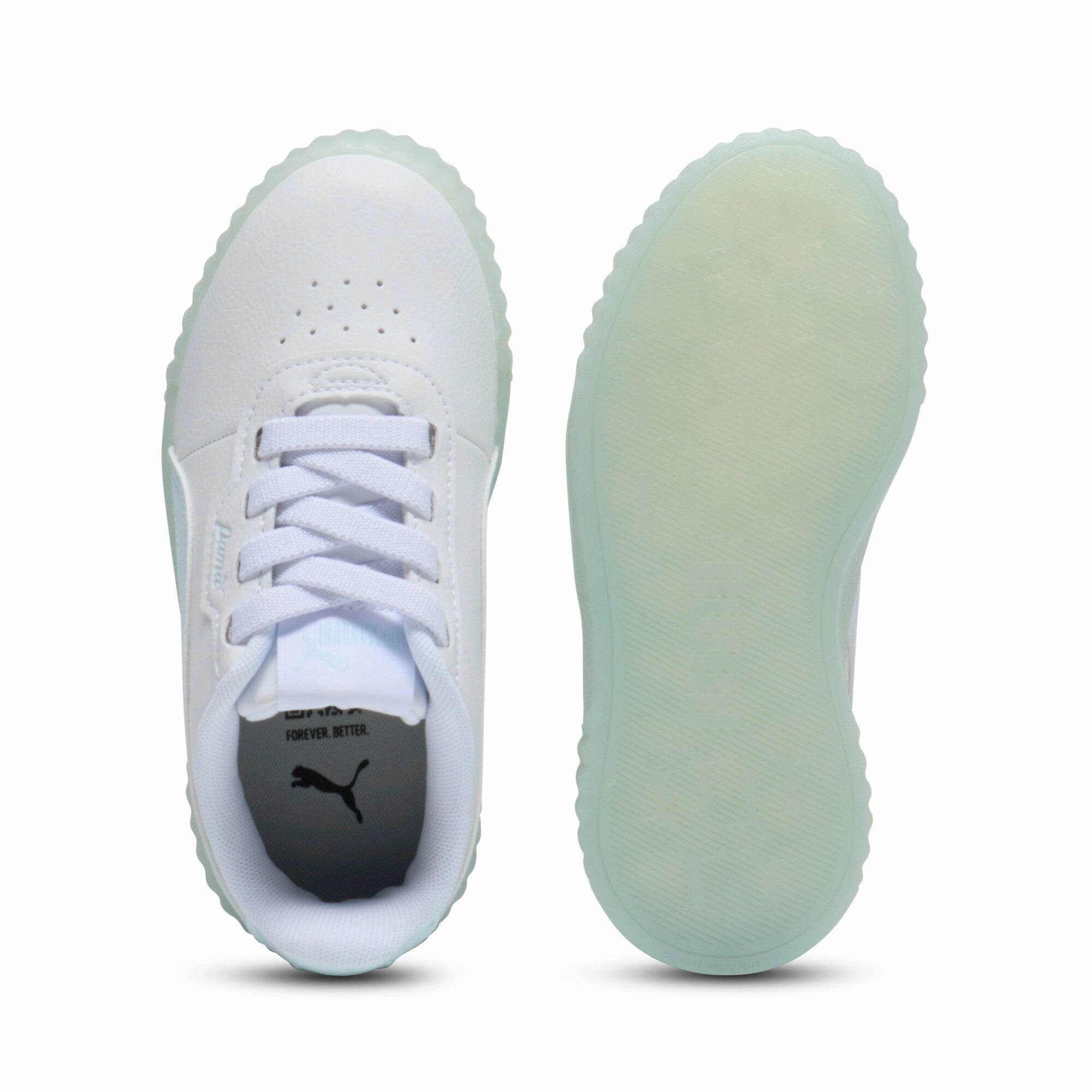 PUMA Little Kids Girls' Carina 3.0 Iced Sneakers