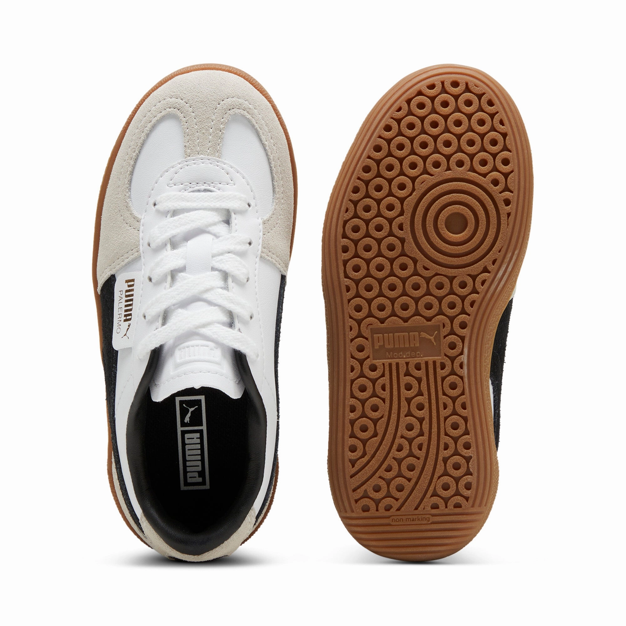 PUMA Little Kids Palermo Leather Sneakers