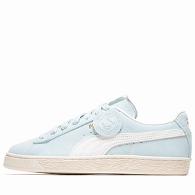 Puma Suede Charles F. Stead II - Green Glimmer/White Sneakers final sale