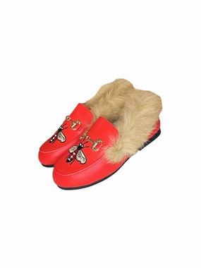Queen Bee Faux Fur Loafer Cheap Girls Footwear online