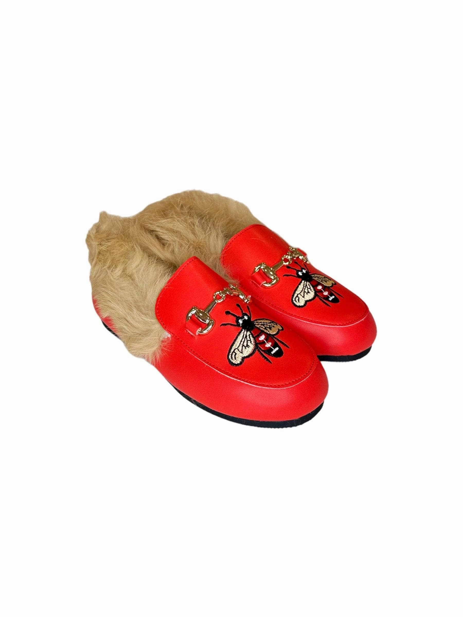 Queen Bee Faux Fur Loafer