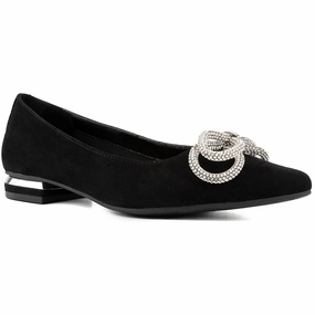 QUINNIE Womens Faux Suede Slip On Flat Shoes Womens Flat Shoes clearance