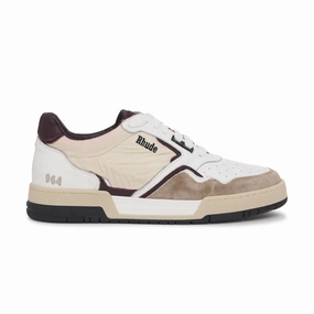 Racing Sneaker 'White Maroon' Mens Shoes clearance