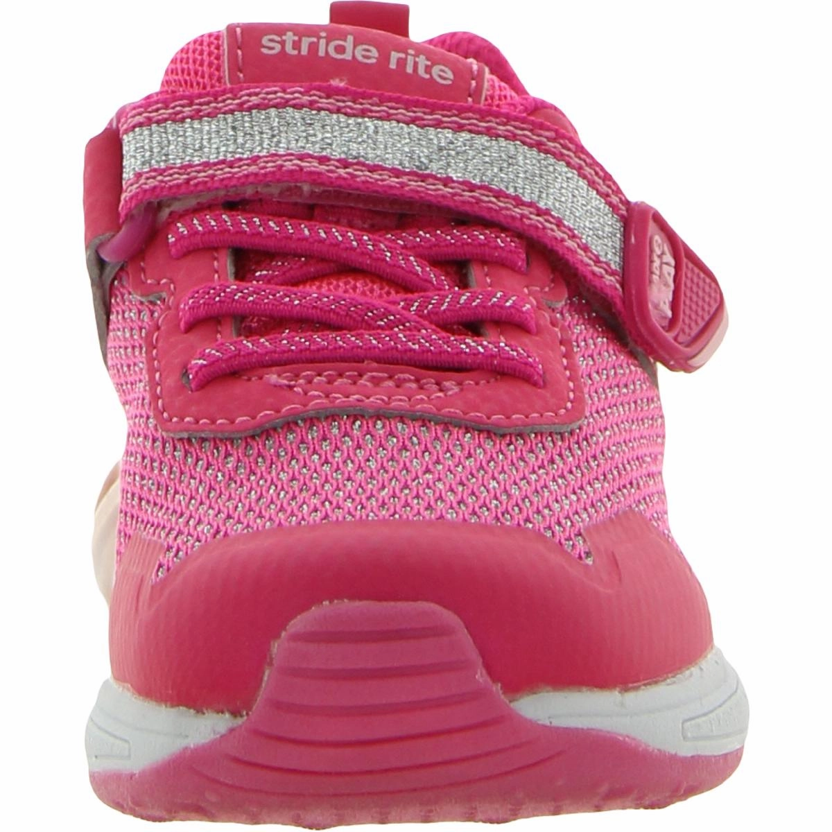 Radiant Bounce Girls Metallic Slip On Light-Up Shoes