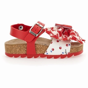 Red & White Sandals Discount Girls Shoes with deals