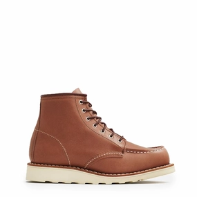 Red Wing Womens 6-Inch Classic Moc Mocha Oro-iginal Womens Shoes top picks sale