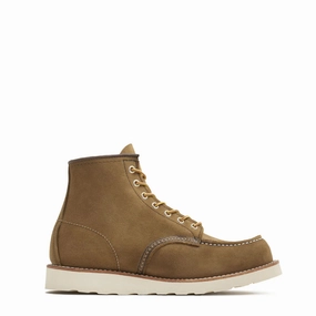 Red Wing Womens 6-Inch Classic Moc Olive Mohave Womens Shoes top picks sale