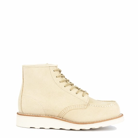 Red Wing Womens 6-Inch Moc Toe Boot Cream Abeline Womens Shoes top picks sale