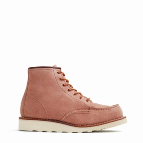 Red Wing Womens Classic 6 Inch Moc Dusty Rose Abilene Leather Womens Shoes top picks sale