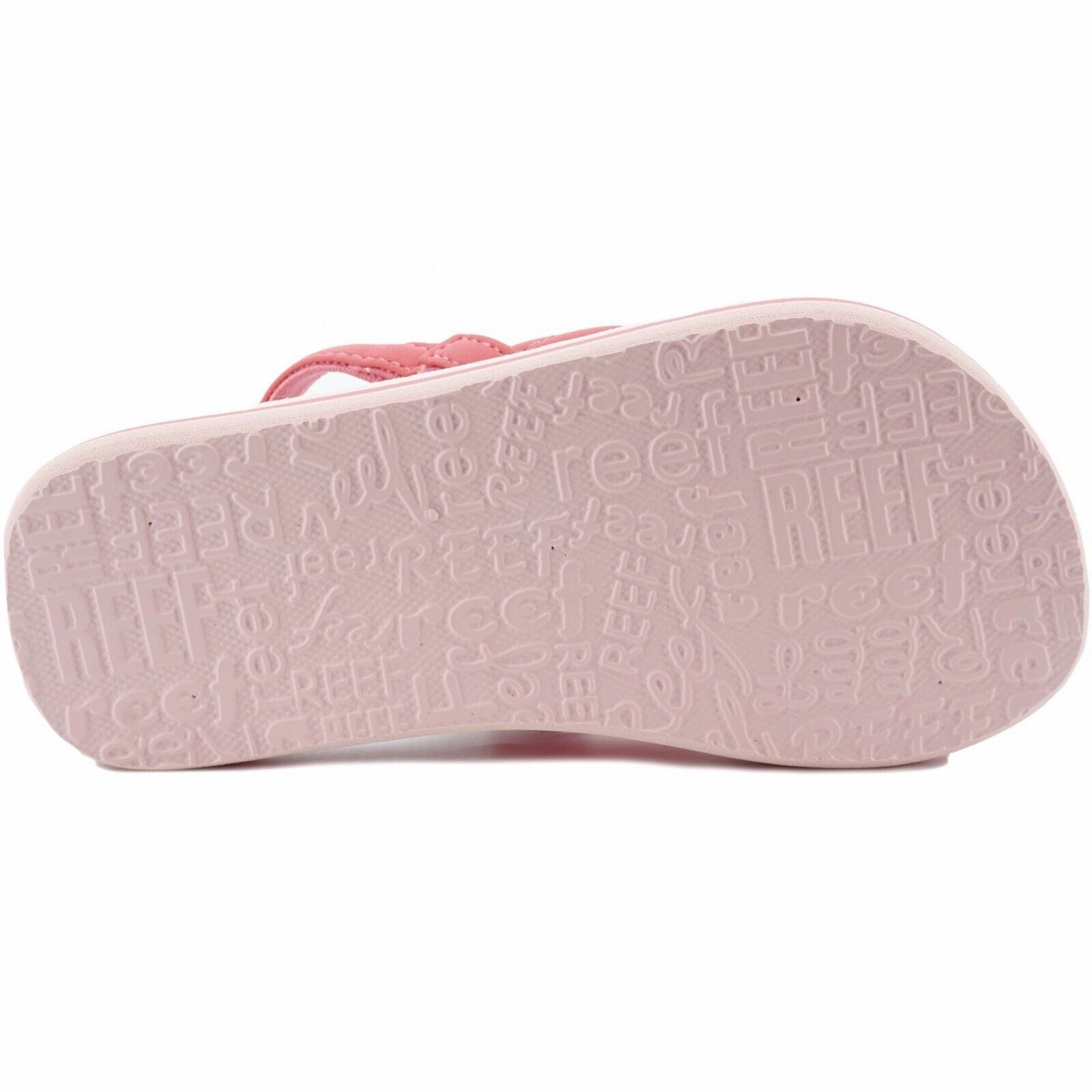 Reef Little Ahi CI4066 Flip Flop Girls 9-10 Pink Ice Cream Slip On Sandal ERK292 (Pink,9-10)