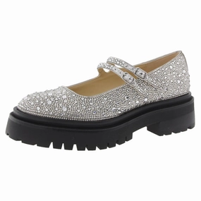 Rico Womens Rhinestone Man Made Mary Janes Womens Fashion Flats cheap