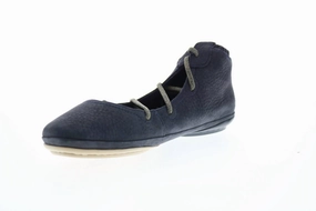 Right Nina Lace Up Flats Shoes In Navy Trendy Flats for Women