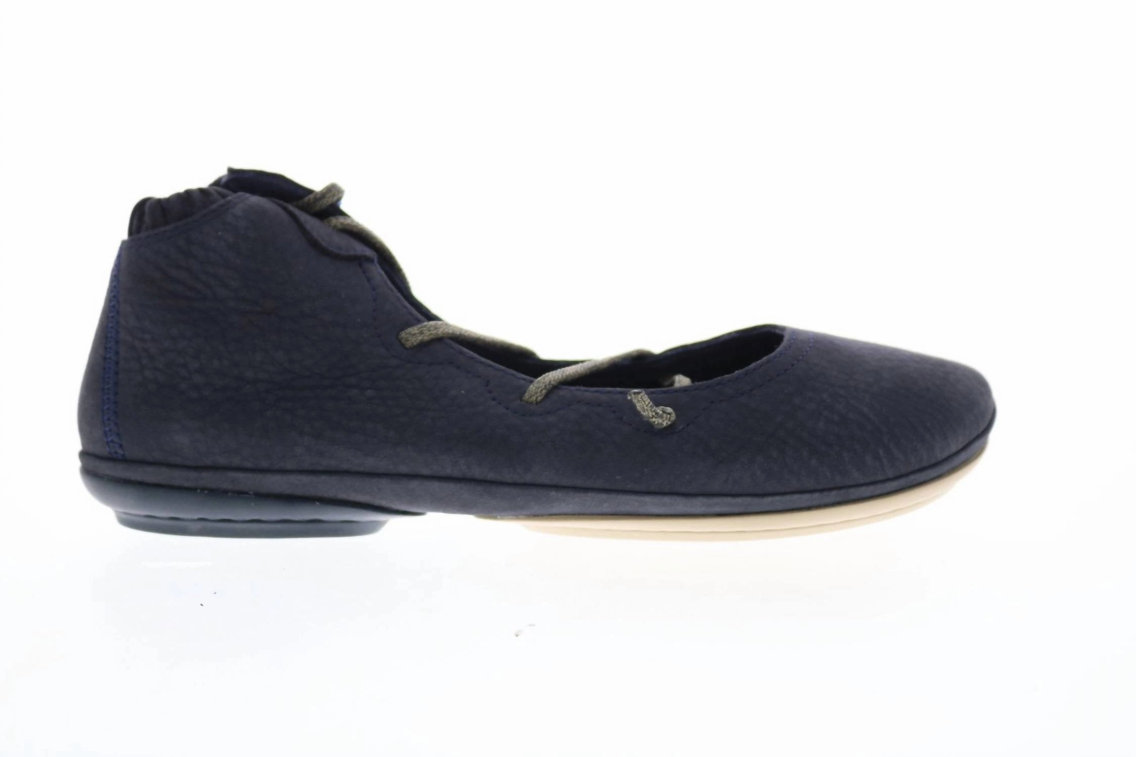 Right Nina Lace Up Flats Shoes In Navy