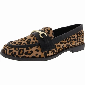 RL24CDL04 Womens Animal Print Manmade Loafers Soft Sole Flats Womens sale