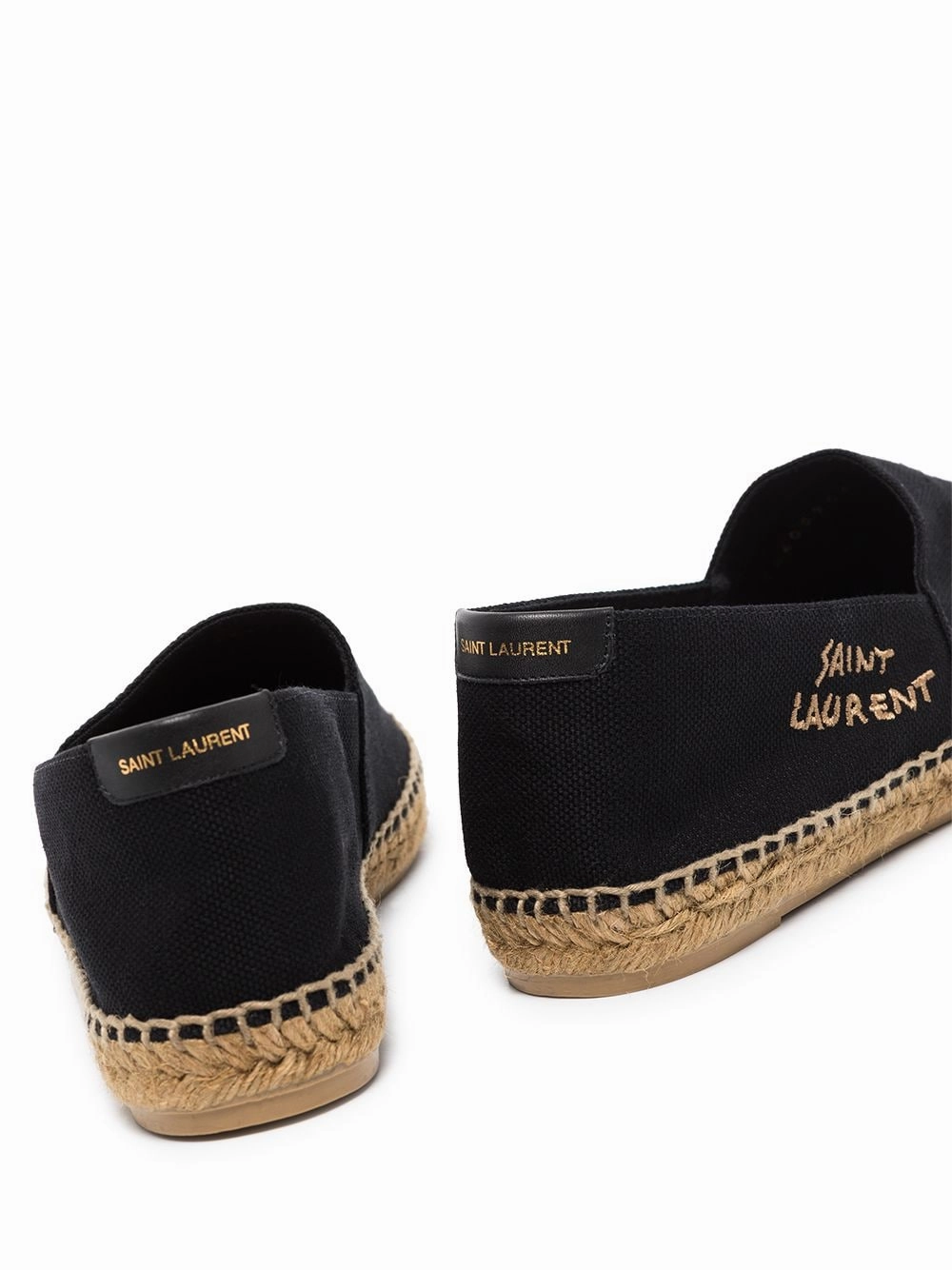 Saint Laurent Women's Logo-Embroide Espadrilles