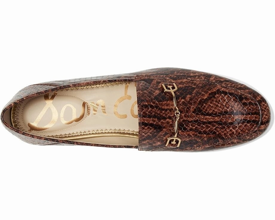 Sam Edelman Loraine Women's 6 Stable Brown Snake Print Slip-On Loafers KHD2522